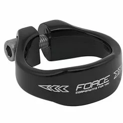 Force Sadelrørs Klampe Sort