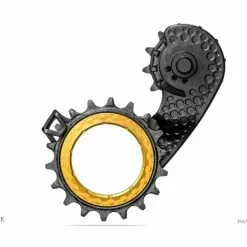 AbsoluteBlack HOLLOWcage Pulleyhjul Shimano R8000/R9100 Sort/Guld