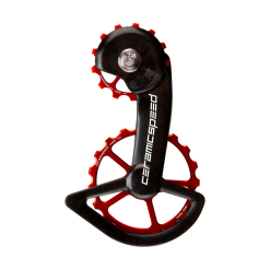 CeramicSpeed Keramiske Oversized Pulleyhjul Rød Shimano 9100/8000