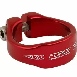 Force Sadelrørsklampe Rød Ø31.8mm
