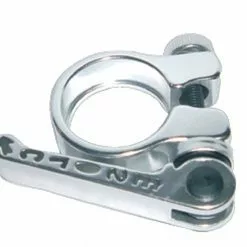 Saddelrørsklampe Sølv M. Quick Release 28,6mm