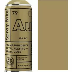 Spray.Bike Metal Plating Spraymaling 400 Ml Messing Brass Gold