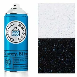 Spray.Bike Klarlak Med Blå Glimmer Effekt 400 Ml