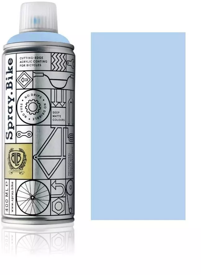 Spray.Bike Spraymaling 400 Ml Pastel Blå 3 Spray.Bike Spraymaling 400 Ml Pastel Blå