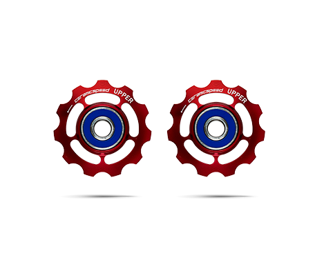 CeramicSpeed Keramiske Pulleyhjul Rød Sram 11-Speed 3 CeramicSpeed Keramiske Pulleyhjul Rød Sram 11-Speed